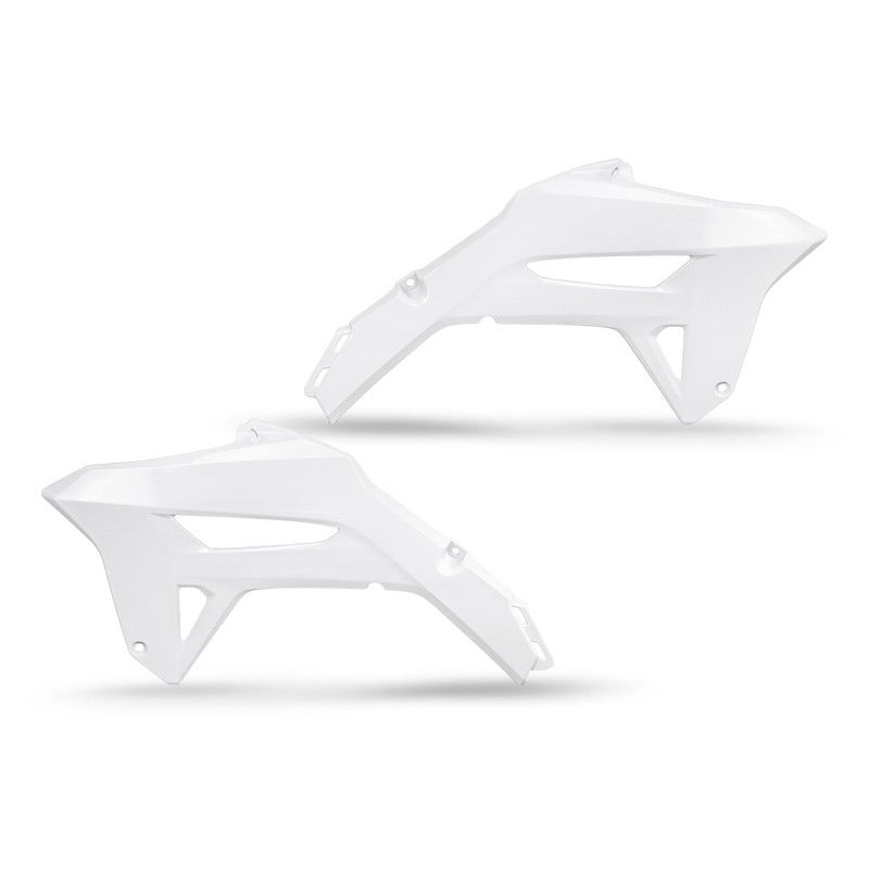 Paneles laterales radiador UFO blanco Honda CRF450R - motoscamaralweb.com