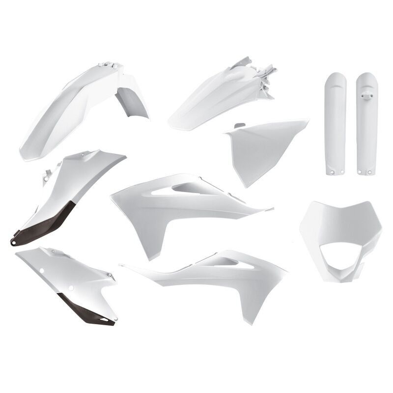 Kit de plástica POLISPORT blanco Gas Gas EC - motoscamaralweb.com