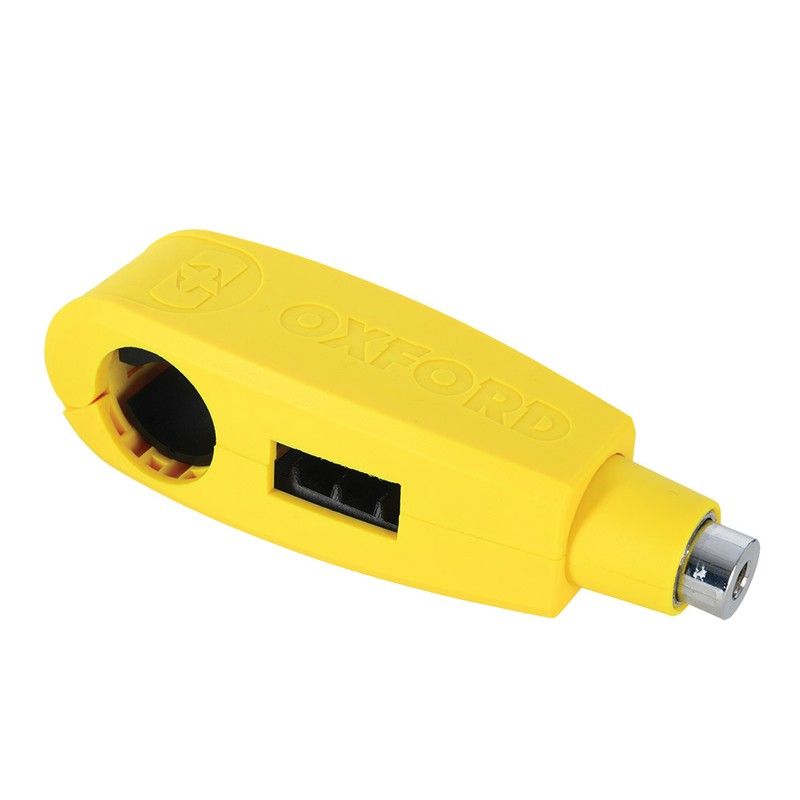 Cerradura de palanca OXFORD - Amarillo - motoscamaralweb.com