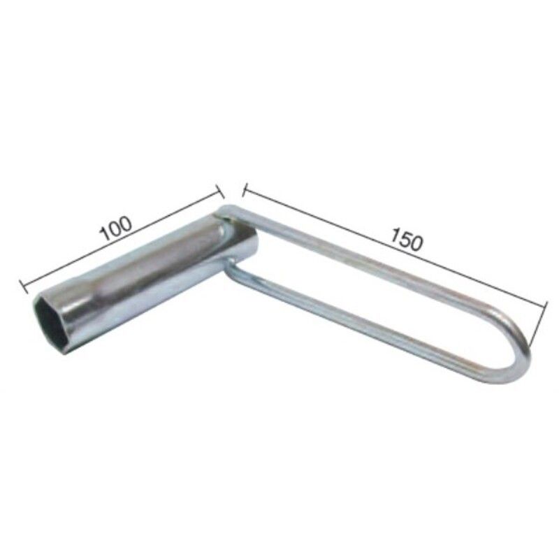 Llave de bujía BUZZETTI para ciclomotores y motos con mango largo hexágono 21mm - motoscamaralweb.com
