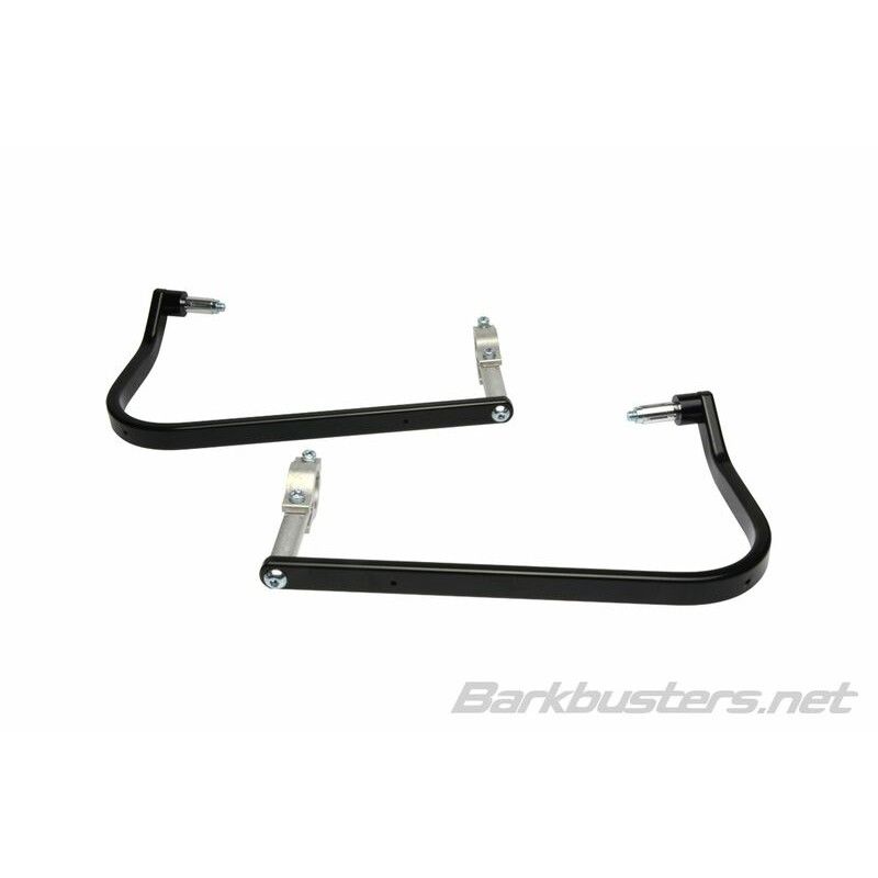 Soportes de aluminio Barkbusters Fijación de doble anclaje Color negro - motoscamaralweb.com