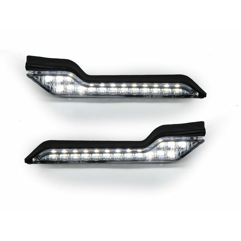 Kit luces de posición LED luz blanca. paramanos Barkbusters VPS.STORM - motoscamaralweb.com