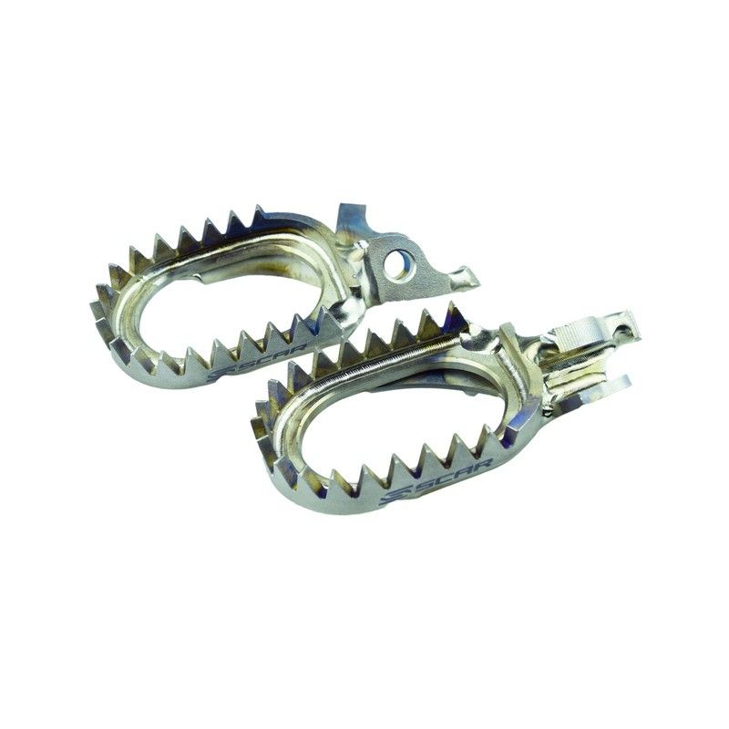 Estriberas de Titanio SCAR - motoscamaralweb.com