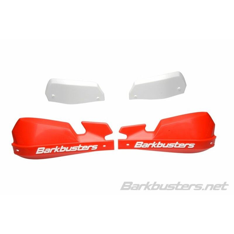 Paramanos Barkbusters VPS Color rojo / Color blanco - motoscamaralweb.com