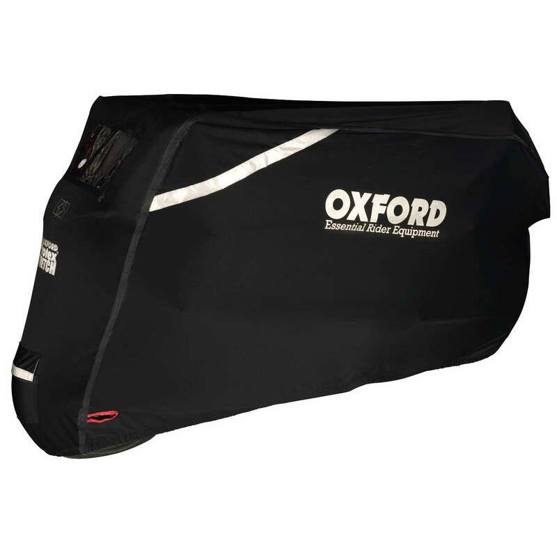 Funda cubremoto para exterior OXFORD Protex Stretch - Moto / Scooter - Negro - L - motoscamaralweb.com