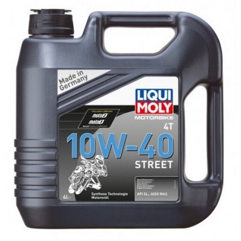 Garrafa 4L aceite Liqui Moly HC sintético 10W-40 Street - motoscamaralweb.com