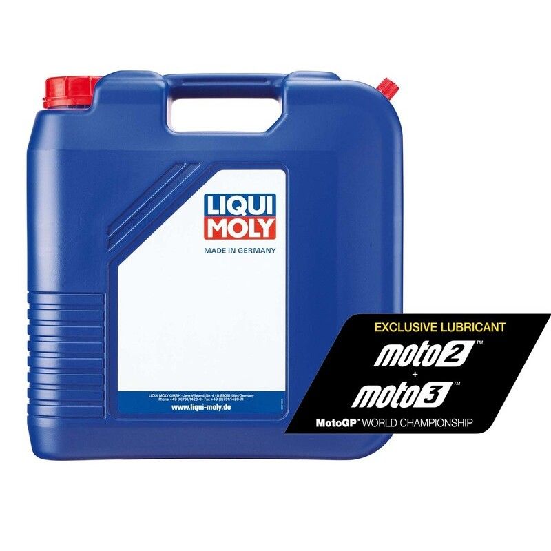 Bidón de 20L aceite Liqui Moly 100% sintético 4T Synth 10w-60 Race - motoscamaralweb.com