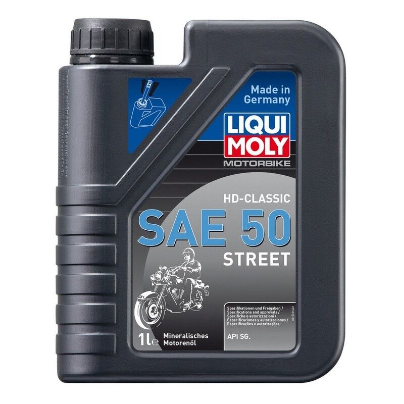 Bote 1L de aceite Liqui Moly HD-CLASSIC SAE50 STREET - motoscamaralweb.com