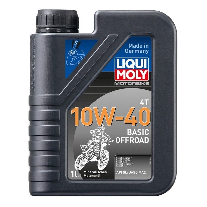 Bote 1L de aceite Liqui Moly 10W-40 BASIC OFFROAD - motoscamaralweb.com