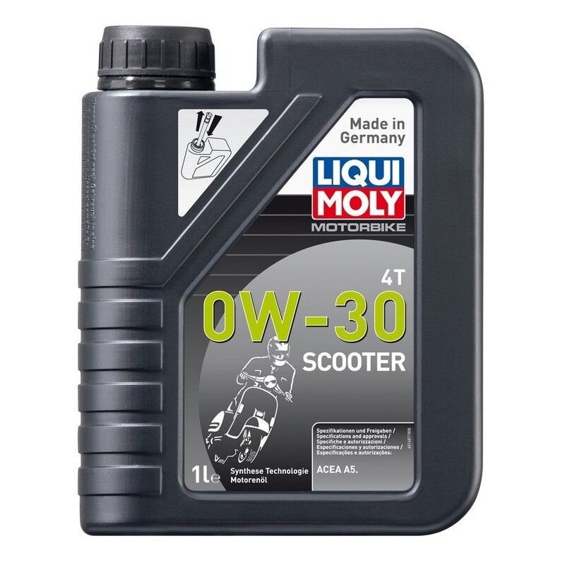 Bote 1L de aceite Liqui Moly HC sintético Scooter Vespa 0W-30 - motoscamaralweb.com
