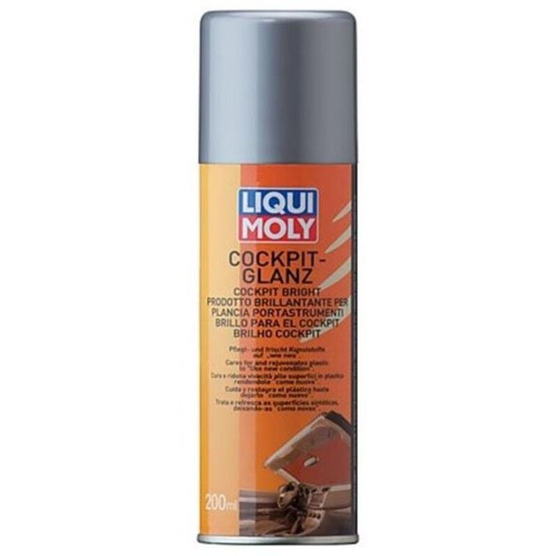 Bote 200ml spray para abrillantar el cockpit (con silicona) Liqui Moly - motoscamaralweb.com