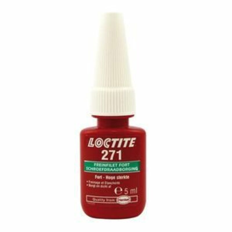 Fijador de roscas de alta resistencia LOCTITE 271 botella 5ml - motoscamaralweb.com