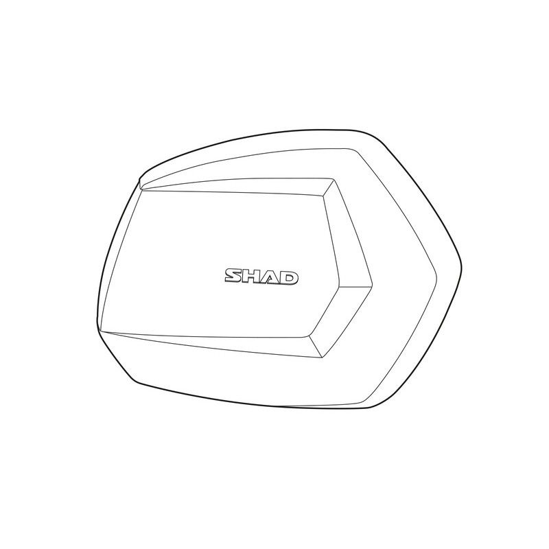 Tapa SHAD aluminio derecha SH35 - motoscamaralweb.com