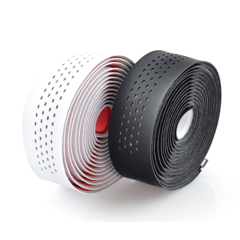 Cinta para manillar de carretera VELO microfibra perforada Negra - motoscamaralweb.com