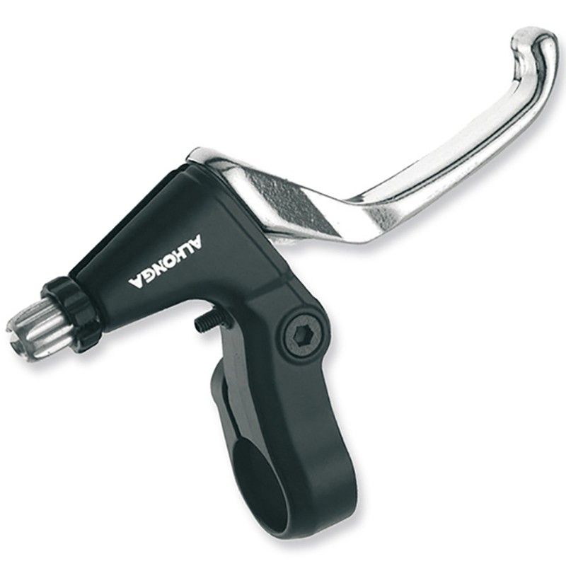 ALHONGA Juego de manetas bicicleta infantil. Cantilever. Aluminio Plata - motoscamaralweb.com