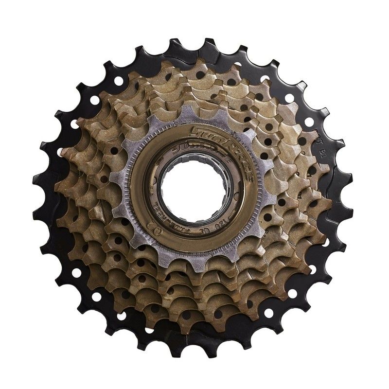 V BIKE Cassette a rosca bicicleta 6 Velocidades. Desarrollo 14/28 - motoscamaralweb.com