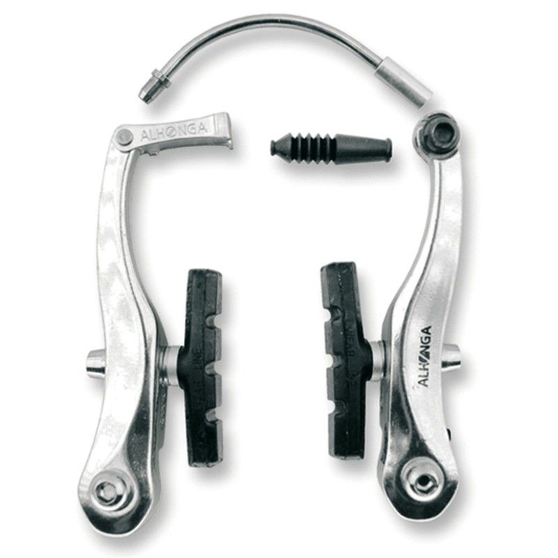 Juego de frenos de bicicleta ALHONGA V-Brake Aluminio Plata - motoscamaralweb.com