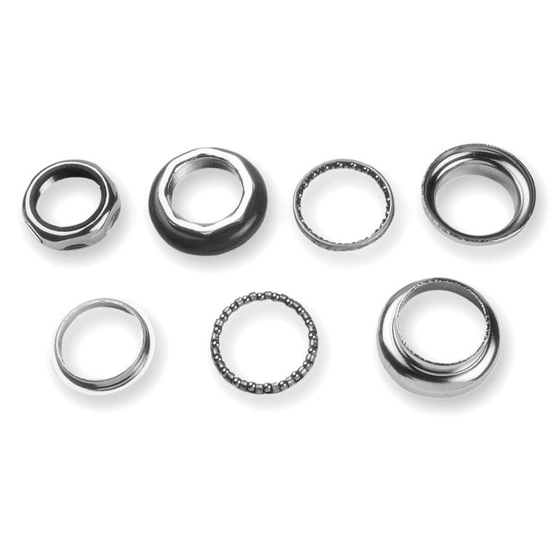 Juego dirección bicicleta. Acero 1. Cromado - motoscamaralweb.com