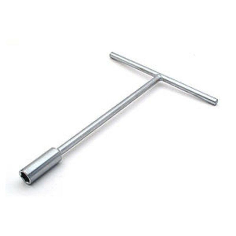 Llave vaso plana en T BIHR 17mm cromo satinado - motoscamaralweb.com