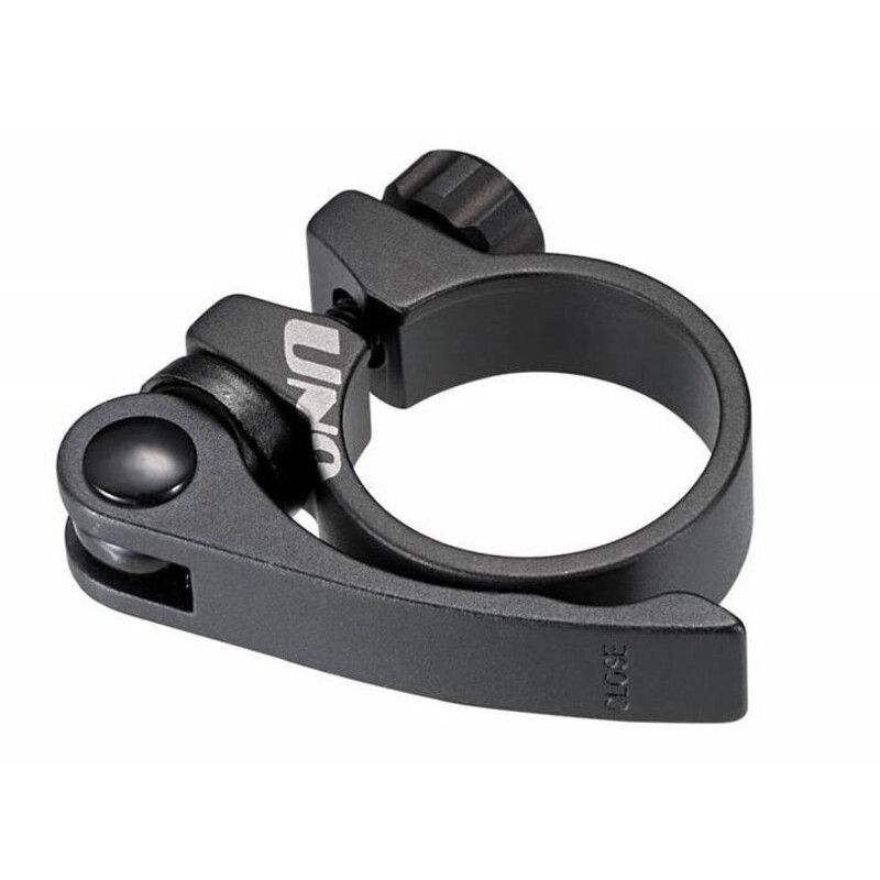 Abrazadera cierre tija de sillín de bicicleta V BIKE cierre rapido - Ø31.8mm Negro - motoscamaralweb.com