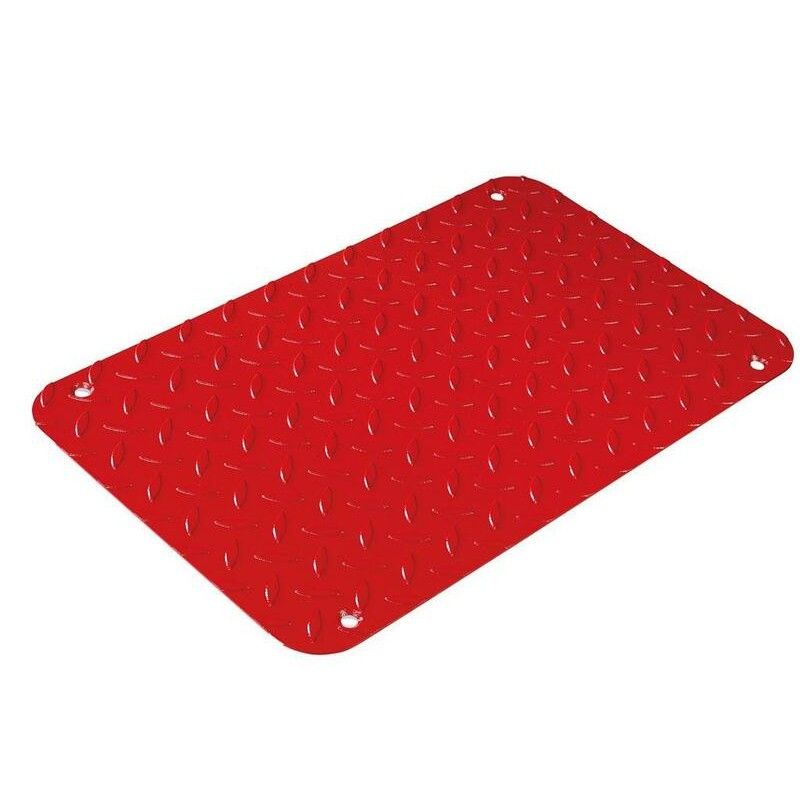 Placa antideslizante BIKE LIFT 550x340mm rojo - motoscamaralweb.com