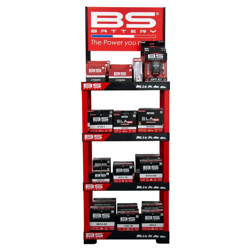 Expositor de baterías BS BATTERY - motoscamaralweb.com