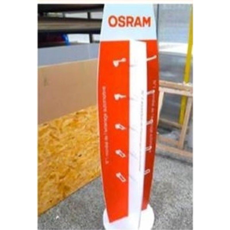 Expositor OSRAM Display 1500 x 400 x 400mm - motoscamaralweb.com