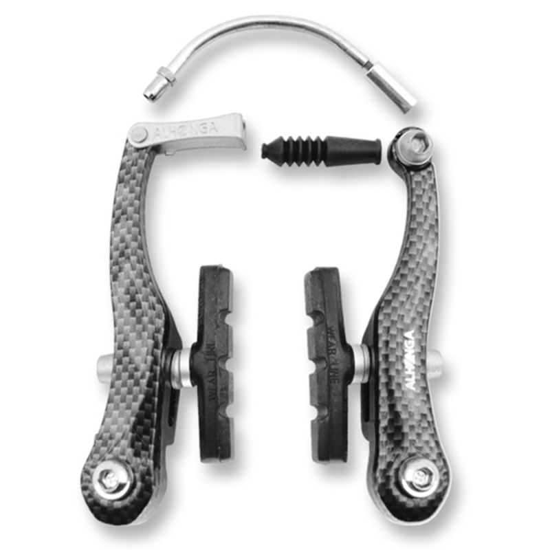 Juego de frenos V-Brake ALU. C/Fiber - motoscamaralweb.com