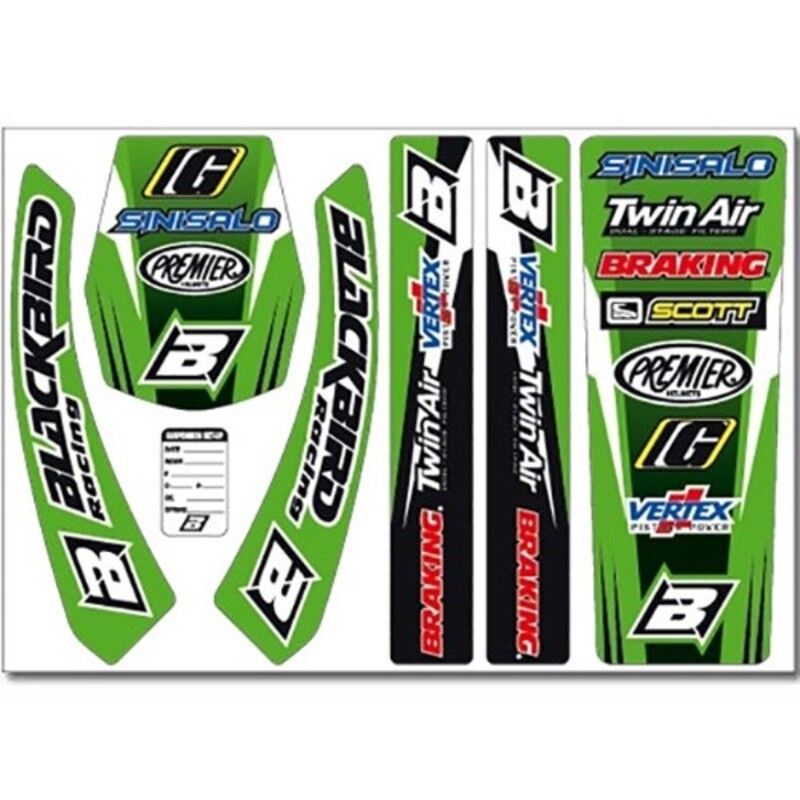Kit Adhesivos Blackbird Standard Kawasaki 5428 - motoscamaralweb.com