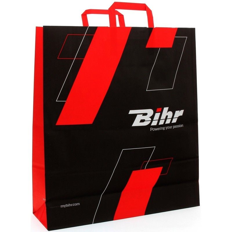BIHR BOLSA DE PAPEL NEGRA 45X50+14CM - motoscamaralweb.com
