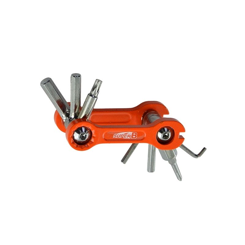 Multiherramienta plegable 9 en 1. Naranja - motoscamaralweb.com