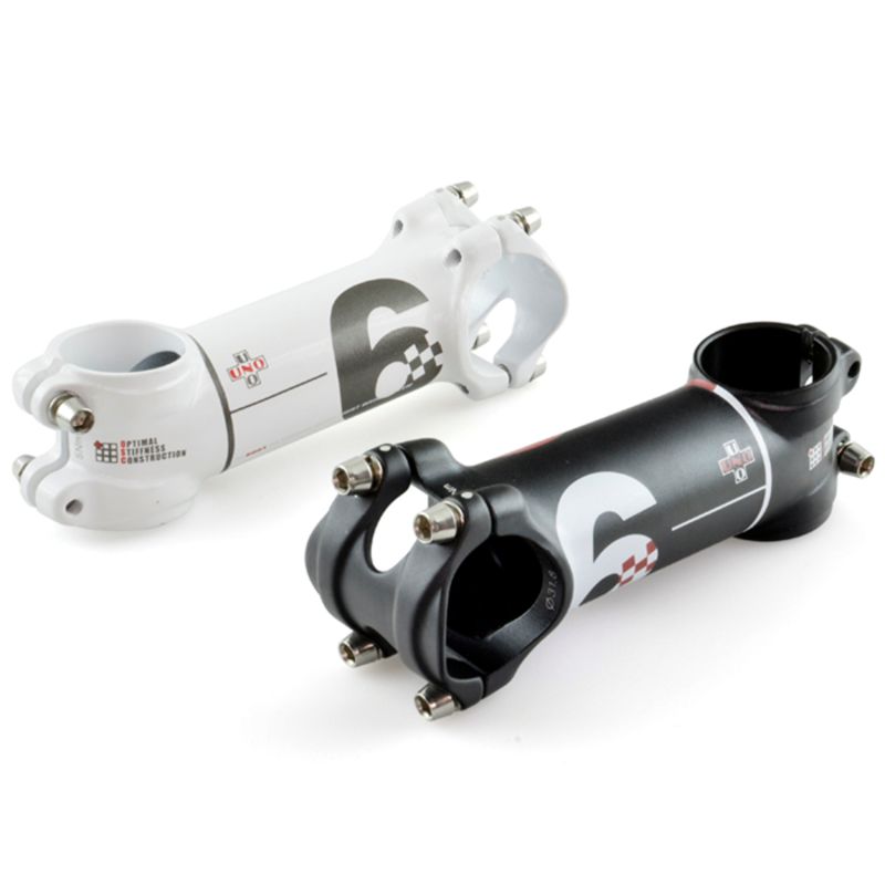 Potencia para bicicleta ±7° UNO Serie 6 - 110 mm blanco - motoscamaralweb.com