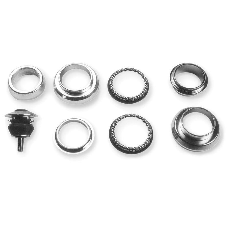 Juego de direccion A-HEAD. Acero 1-1/8 Cromo - motoscamaralweb.com