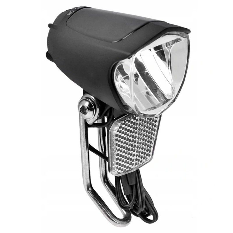 Luz delantera bicicleta LED 200lm para e-bike con baterías 6V-48V - motoscamaralweb.com