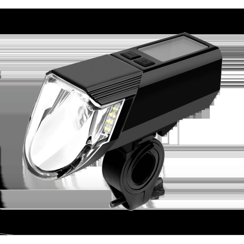 Luz delantera bicicleta LED 300lm con Powerbank y batería integrada recargable USB - motoscamaralweb.com