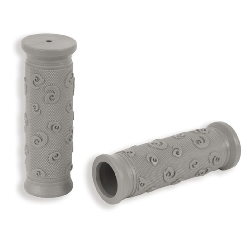 Par puños bicicleta grip-shift y niño. Gris - motoscamaralweb.com