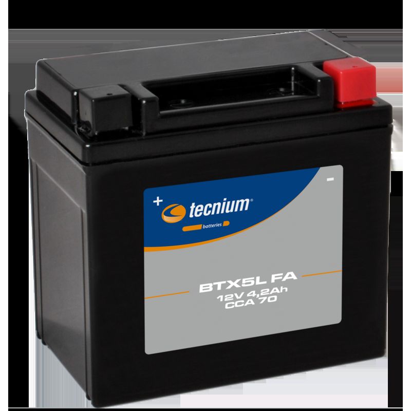 Batería TECNIUM activada BTX5L - motoscamaralweb.com