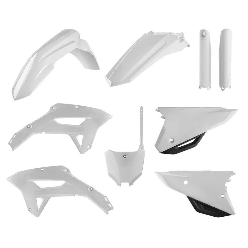 Kit de plástica Polisport. blanco - motoscamaralweb.com