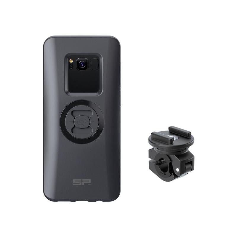SP CONNECT Moto Bundle fixed on Mirror - Samsung S9+/S8+ - motoscamaralweb.com