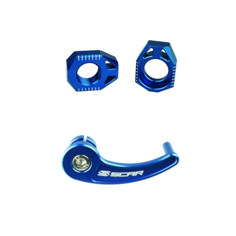 Tirador eje rueda trasera + tensor de cadena SCAR - motoscamaralweb.com