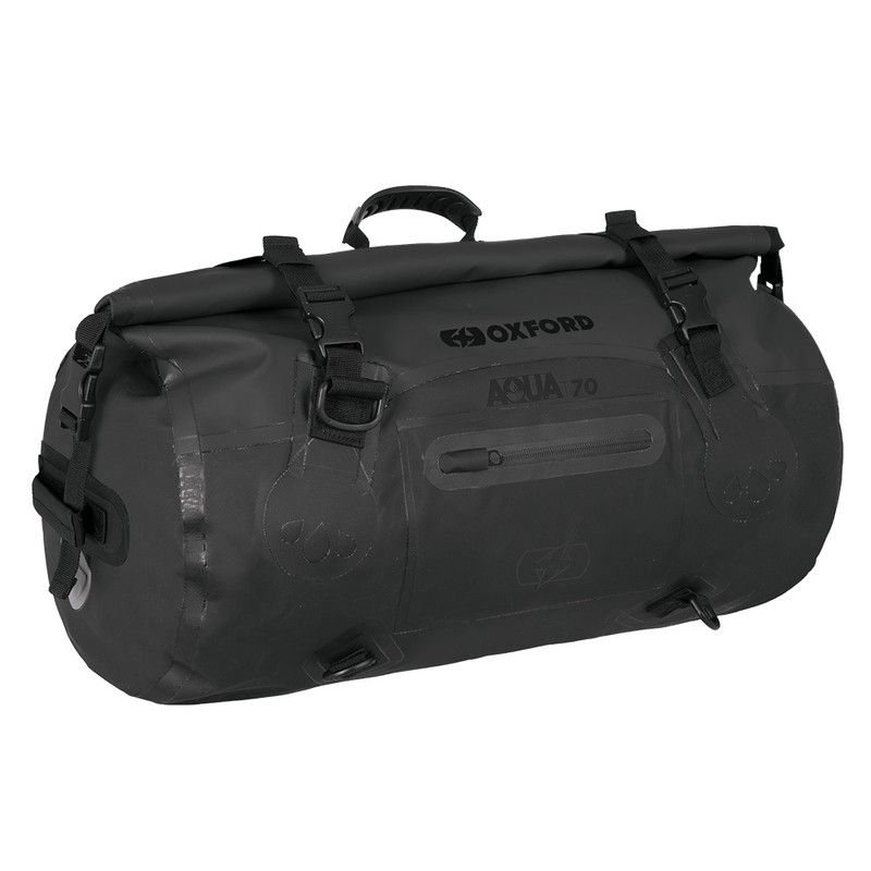 Bolsa colín (petate) OXFORD Aqua T-70 negro - motoscamaralweb.com