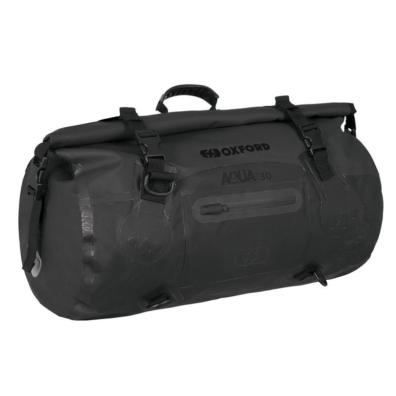 Bolsa colín (petate) OXFORD Aqua T-30 negro - motoscamaralweb.com