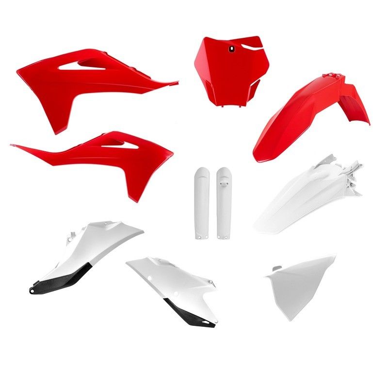 Kit de plástica Polisport. Rojo/Blanco - motoscamaralweb.com