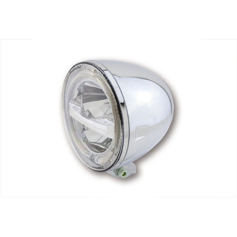 Faro delantero LED HIGHSIDER Circle (montaje inferior) - motoscamaralweb.com