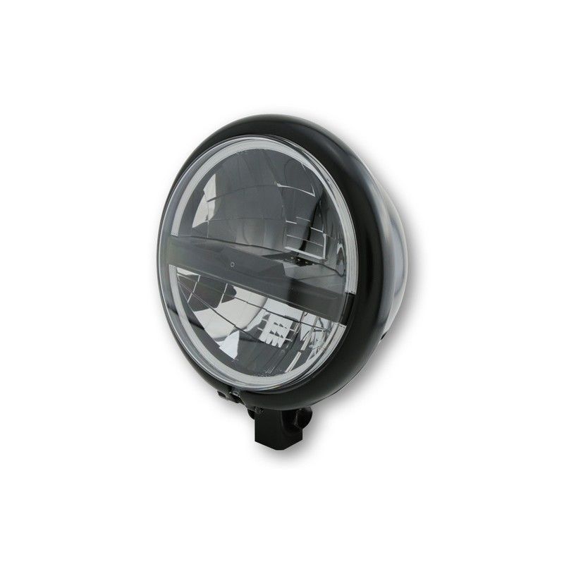 Faro delantero LED HIGHSIDER Bates Style Tipo 5 (montaje inferior) - motoscamaralweb.com