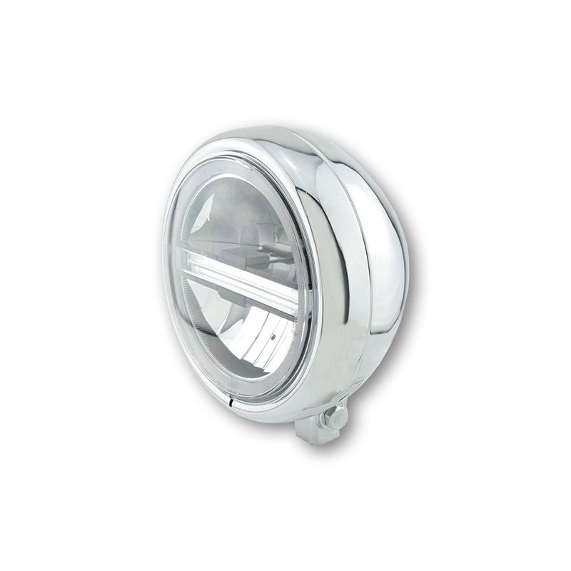Faro delantero LED HIGHSIDER Pecos Tipo 6 (montaje inferior) - motoscamaralweb.com