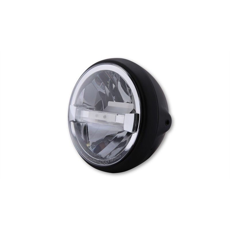 Faro delantero LED HIGHSIDER British-Style Tipo 4 (montaje lateral) - motoscamaralweb.com