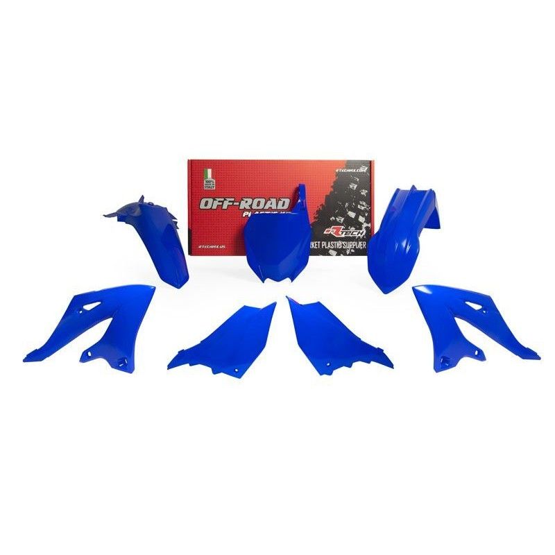 Kit de plástica RACETECH (5 piezas) - Azul - motoscamaralweb.com