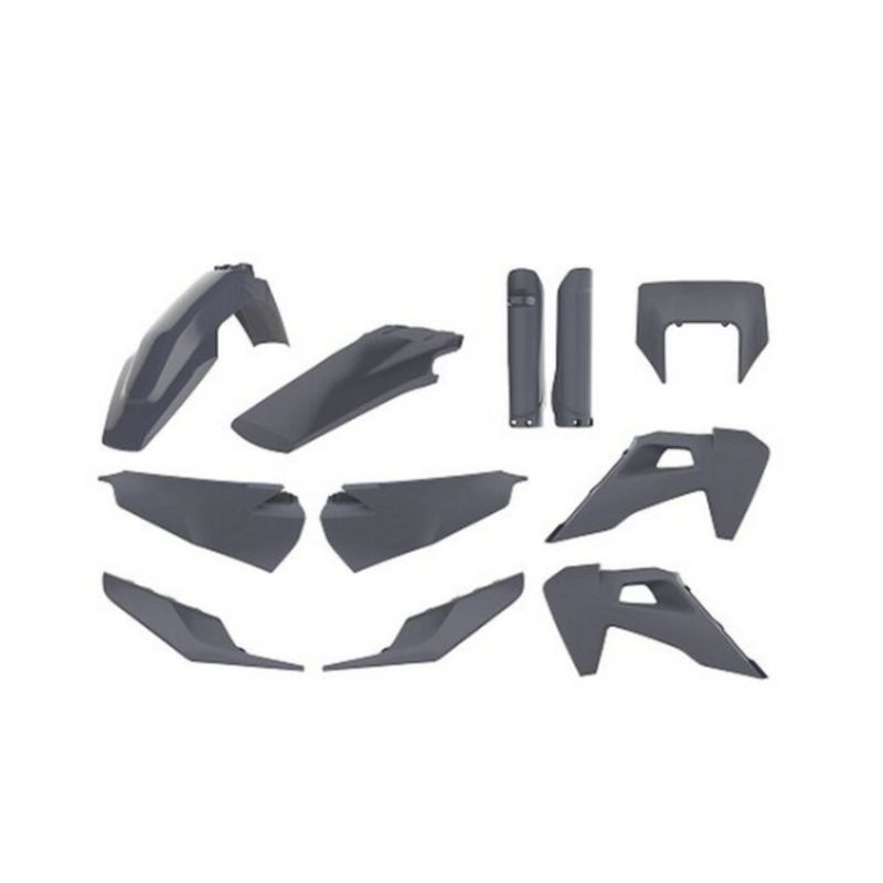 Kit de plástica POLISPORT - Gris - motoscamaralweb.com