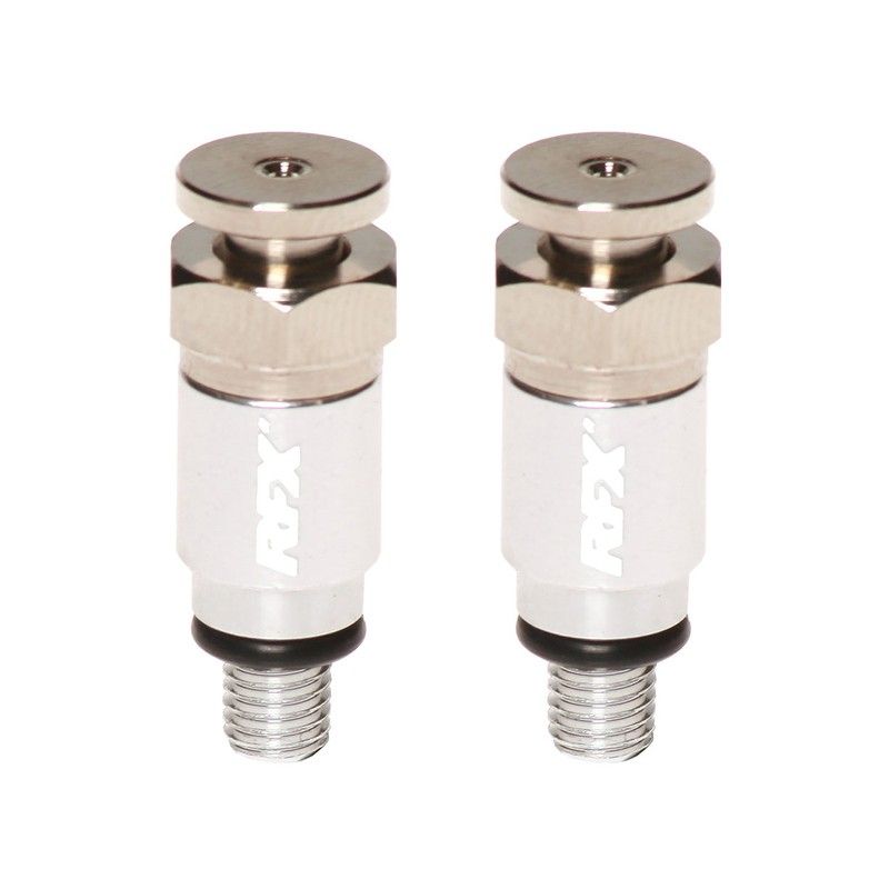 Purgadores de aire de horquilla RFX Pro M5 x 0.8 (plata) Kayaba/Showa-